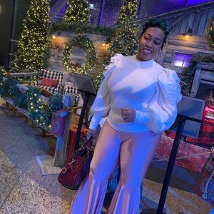 Fancy Puffer Sleeve Shirt 2 for $45 or 3 for $55